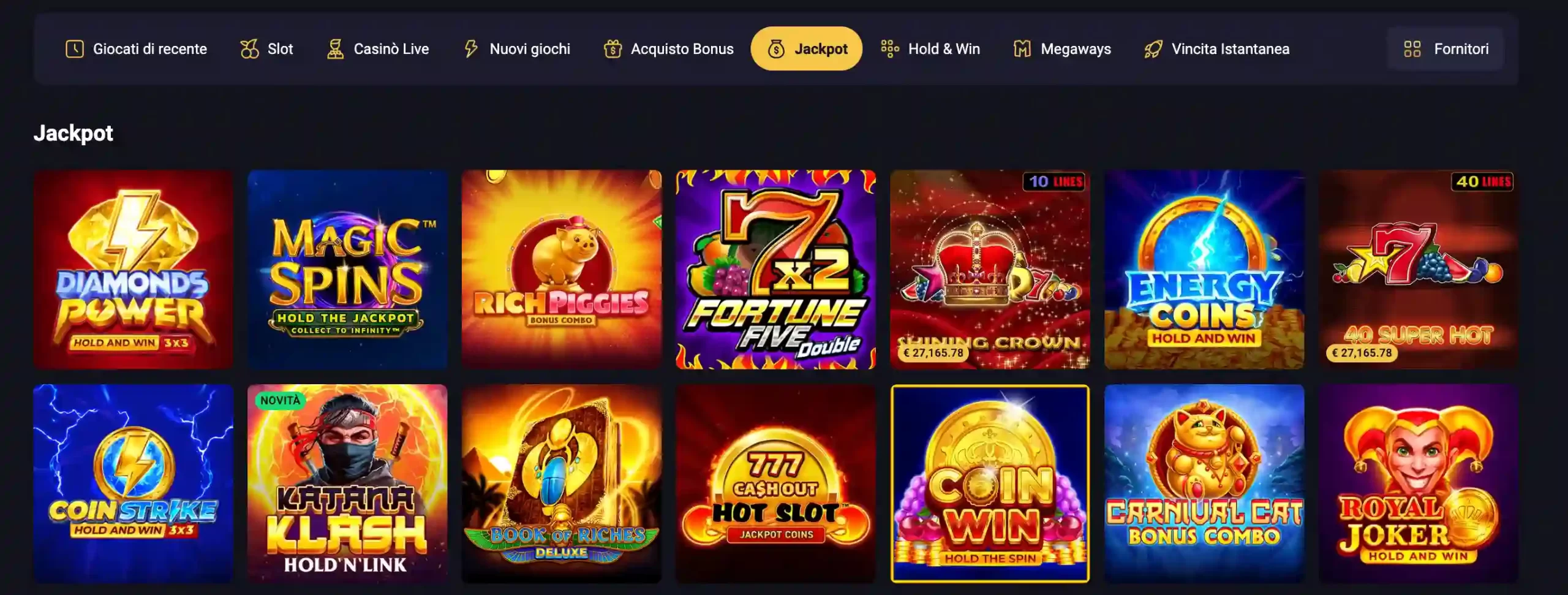 RollXO Casino games