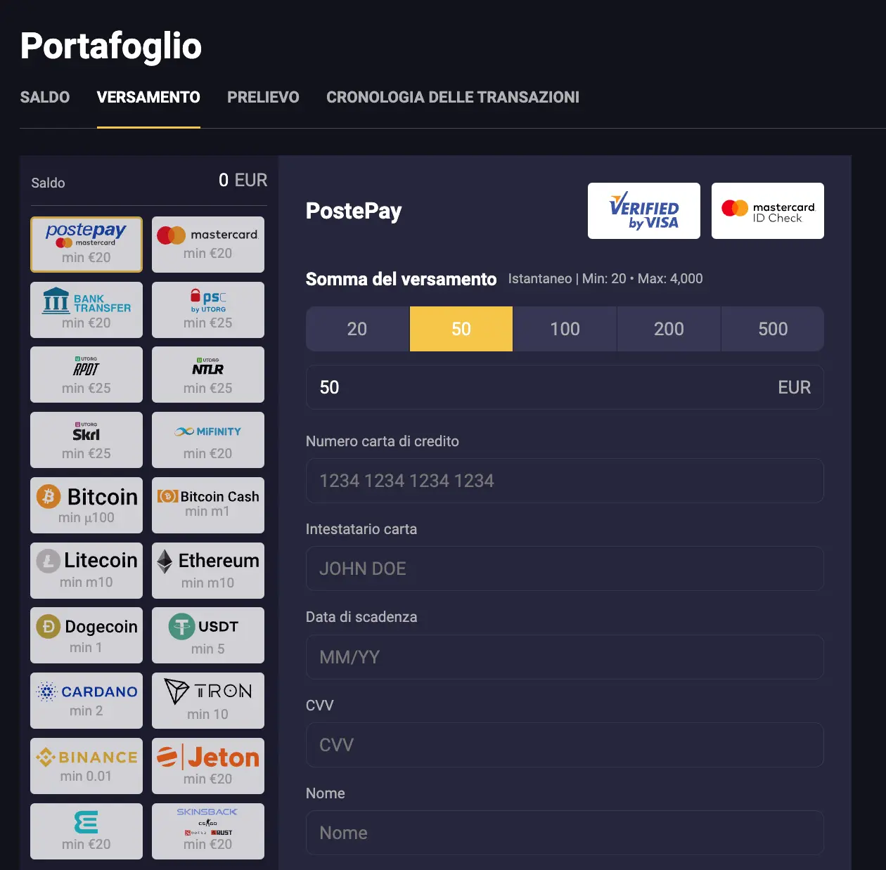 RollXO Deposito